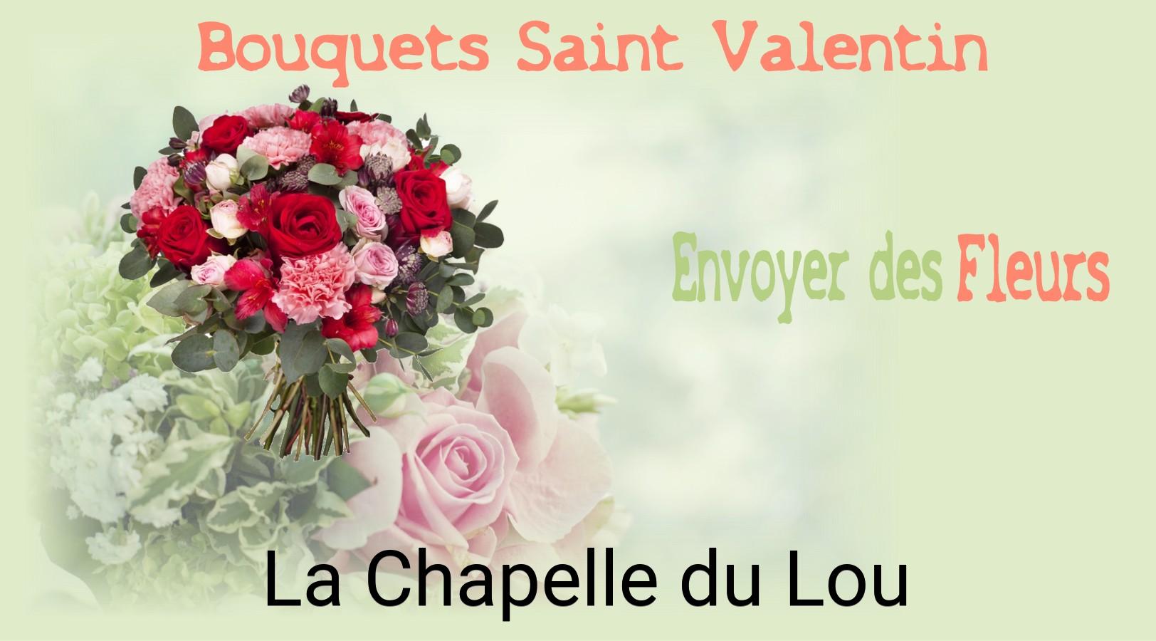 Roses de Saint-Valentin livrées à La Chapelle-du-Lou